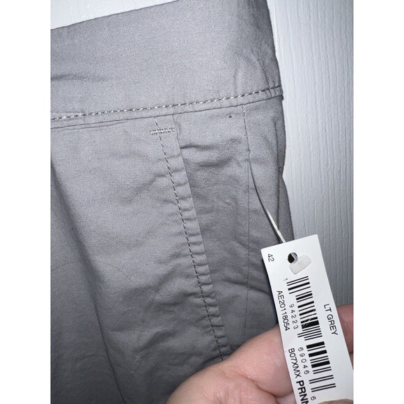 AMAZON Essentials Shorts Mens Sz 42 Cargo Grey Cotton Flat Front Golf New - Picture 3 of 6